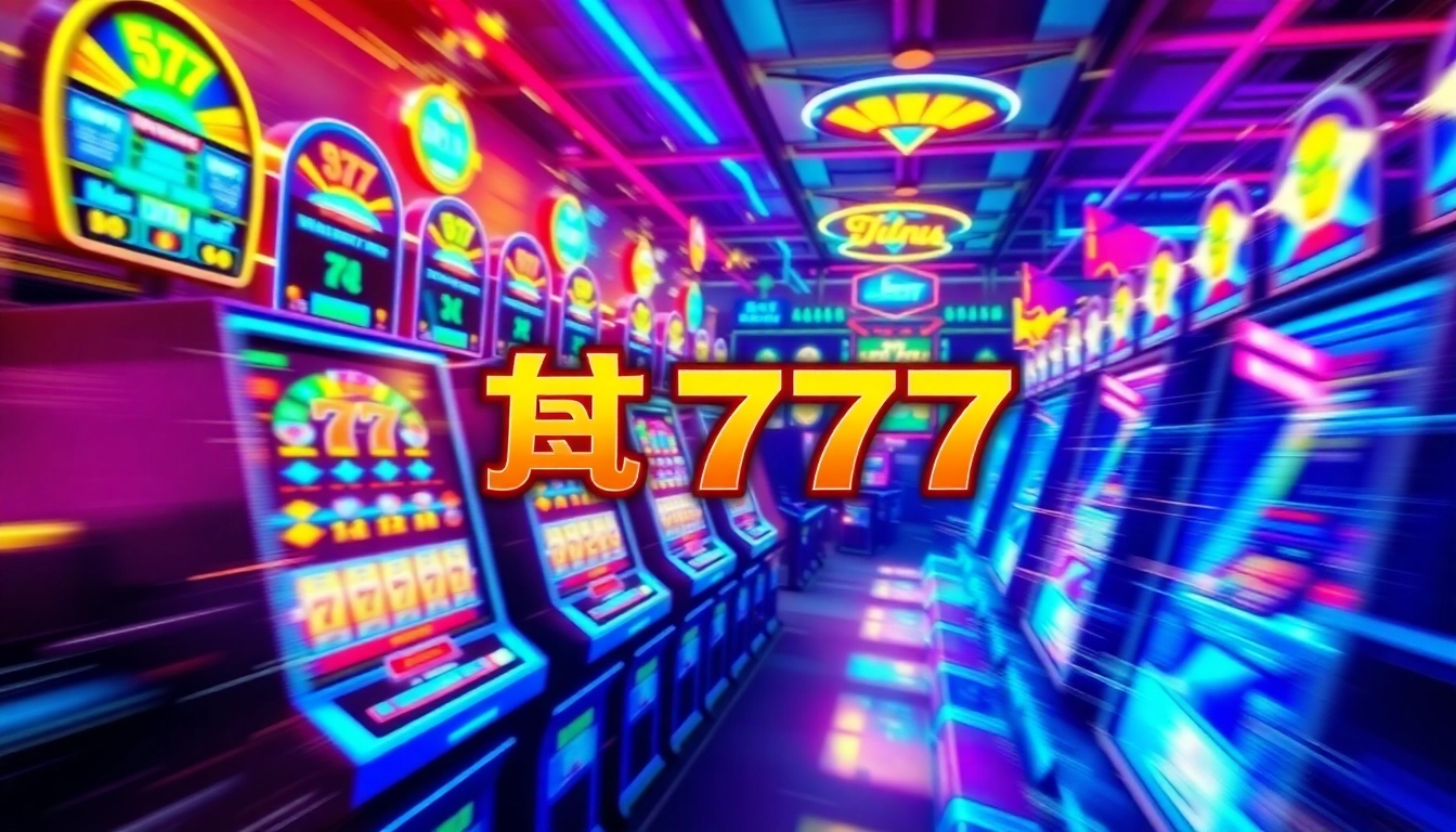 Experience the thrill of สล็อต777 with vibrant slot machines that showcase excitement and dynamic gameplay.