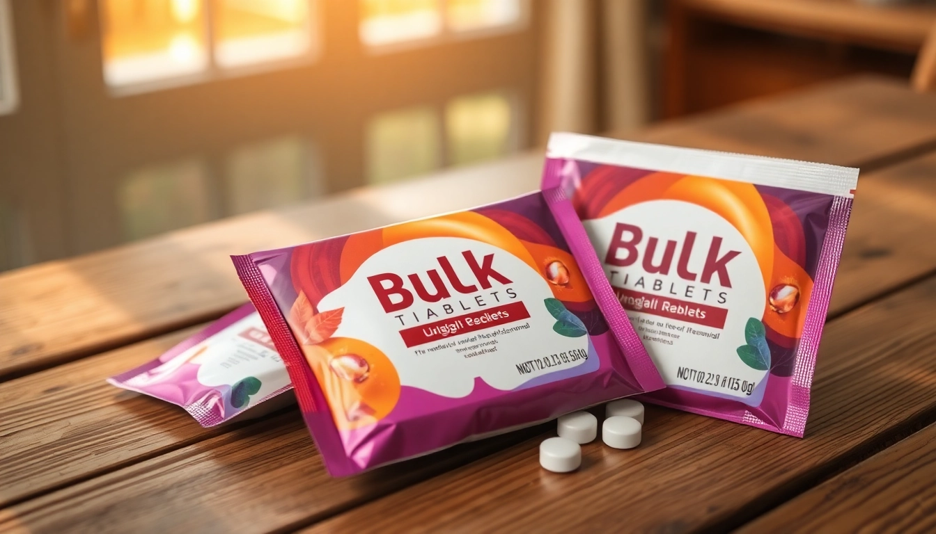 Display Bulk 7oh tablets elegantly arranged, emphasizing their premium quality and packaging.