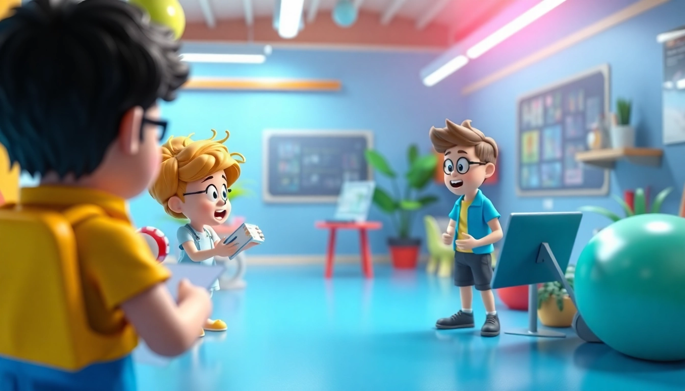 Erkläranimation illustrating a vibrant 3D animated character explaining concepts clearly and engagingly.