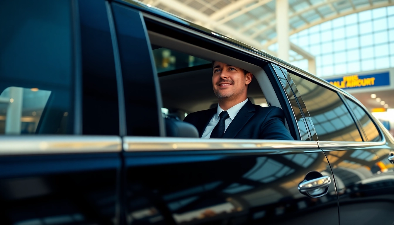 Offering the best limo service houston airport with a professional chauffeur at the airport.