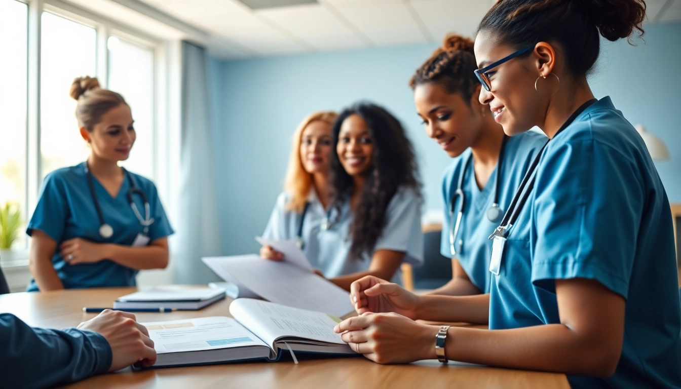 Explore Care certificate answers while healthcare professionals engage collaboratively in training sessions.