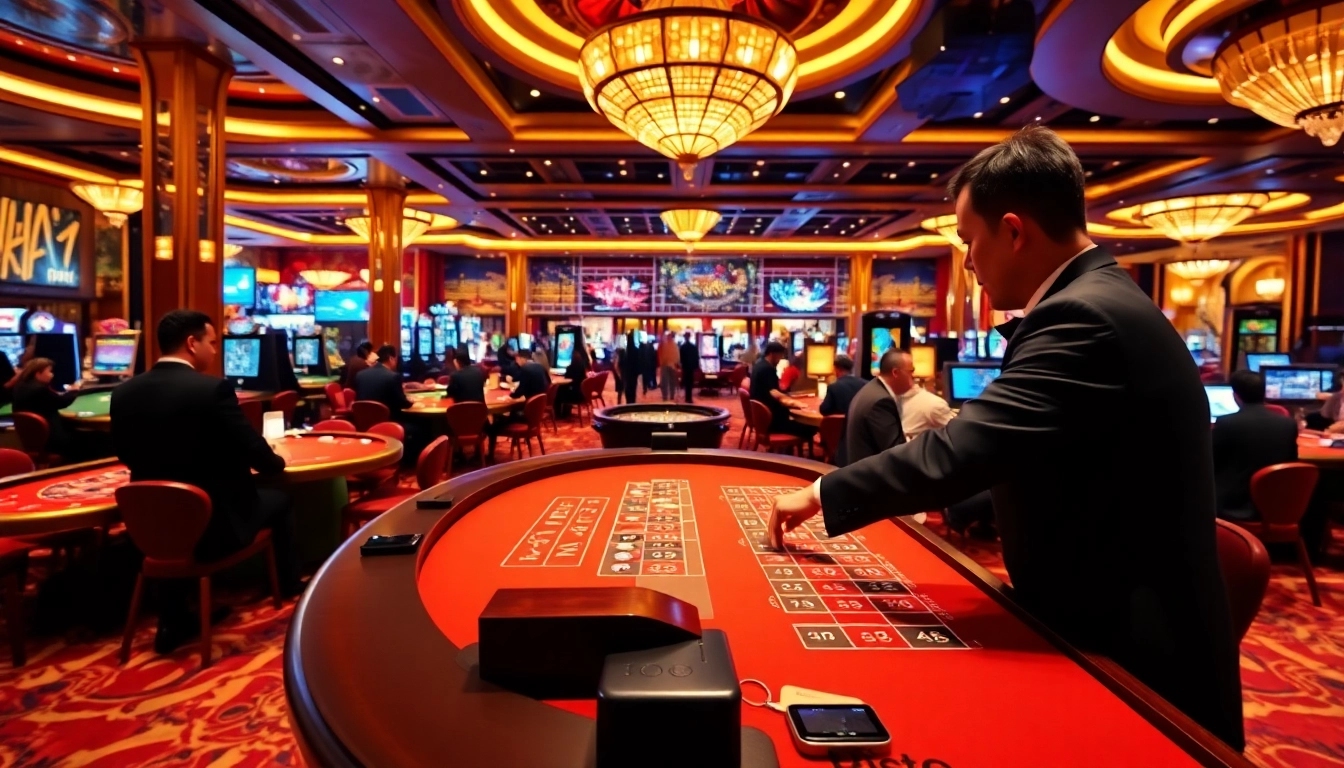Experience live casino Singapore with engaging dealers and vibrant gaming tables filled with excitement.