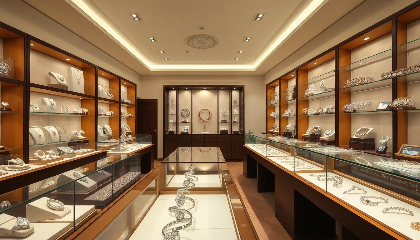 Discover the elegant displays at jewelry stores near me offering a variety of exquisite jewelry pieces.