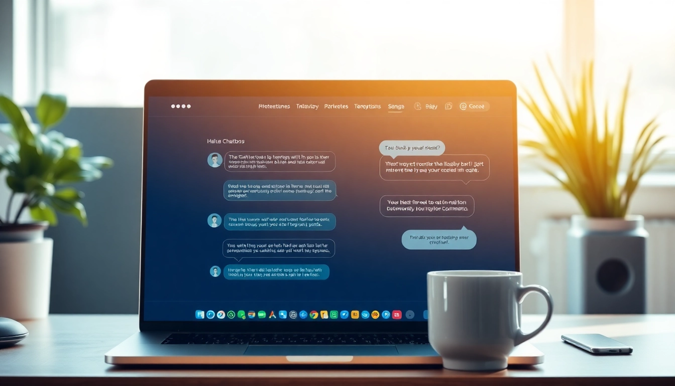 Engage with a chatbot for website, showcasing a user-friendly design and interactive features.